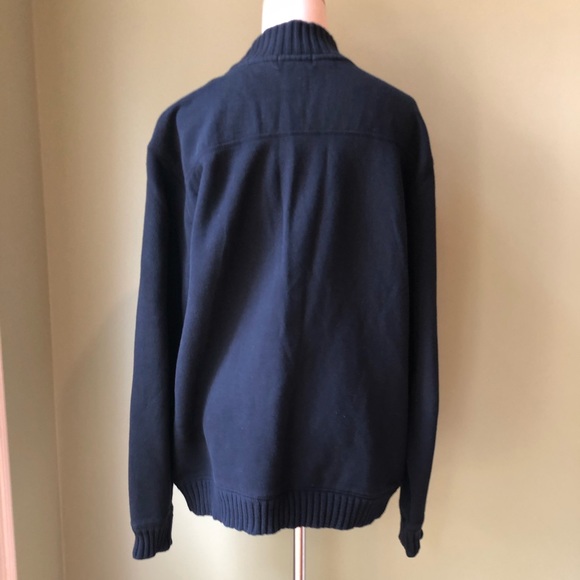 Calvin Klein Men’s Blue Zipper Sweater Jacket - Size XL - Picture 4 of 8